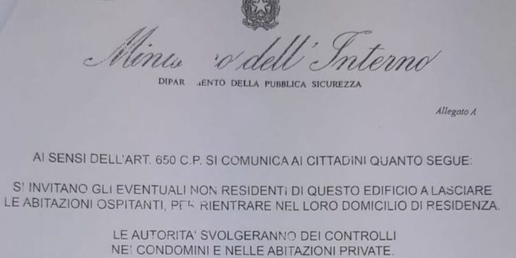 Emergenza Coronavirus