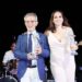 Gianfelice Imparato con Francesca Manzini durante una premiazione al Global 2020 (foto Eugenio Blasio)