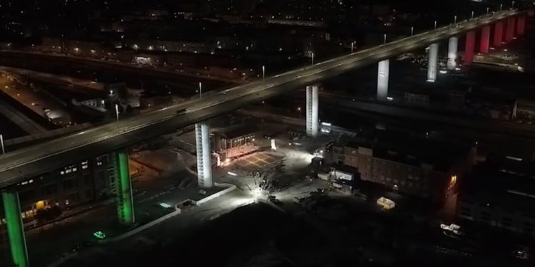 inaugurazione ponte genova san giorgio