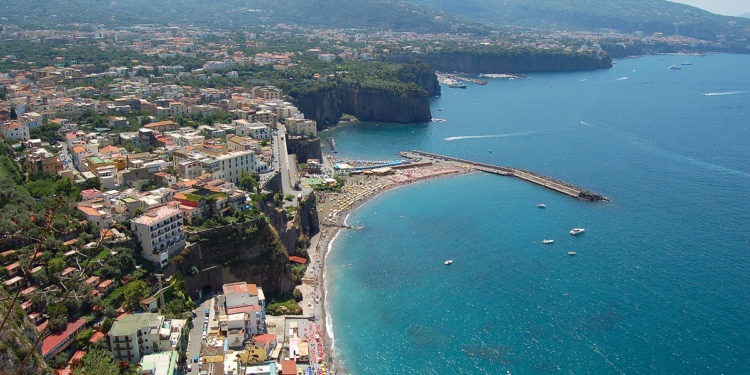 Sorrento vista dall'alto