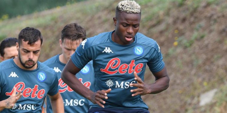 Napoli calcio allenamento