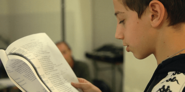 Il giovane Gabriele D'Aquino in "Scene da un laboratorio" di Luigi Barletta