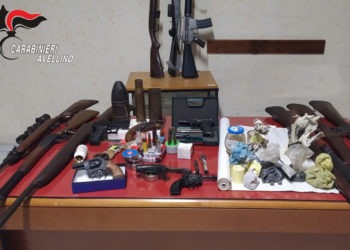 Irpinia, sequestrate polveri e armi clandestine: in manette un 52enne e un 56enne