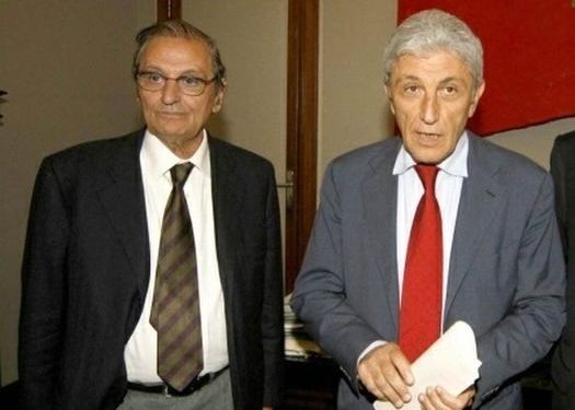 Il chirurgo Mario Santangelo con l'ex governatore Antonio Bassolino