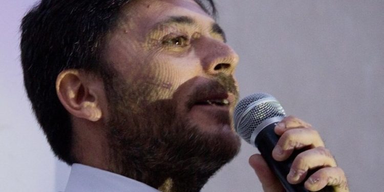 Il sindaco di Teano Dino D'Andrea