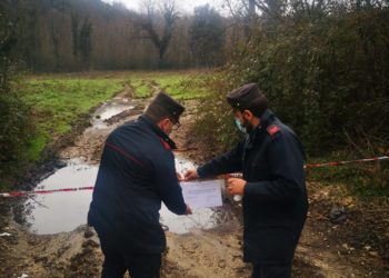 I carabinieri forestali sequestrano nel Casertano due terreni nei quali un’azienda sversava liquami in modo illecito