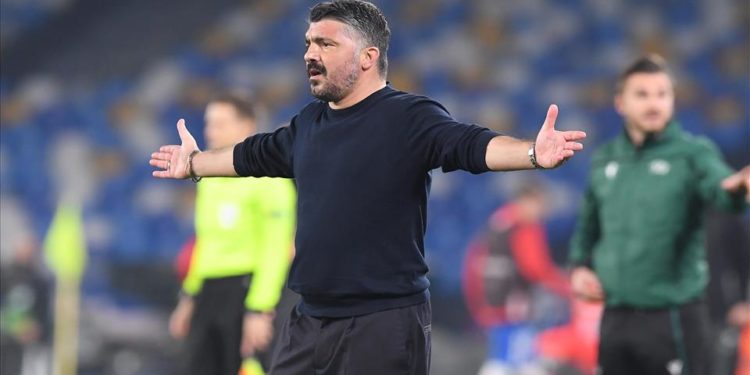 Il mister Gennaro Gattuso