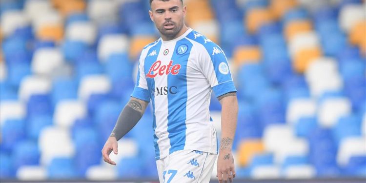 L'attaccante del Napoli Andrea Petagna (Foto dal sito ufficiale del Napoli calcio)