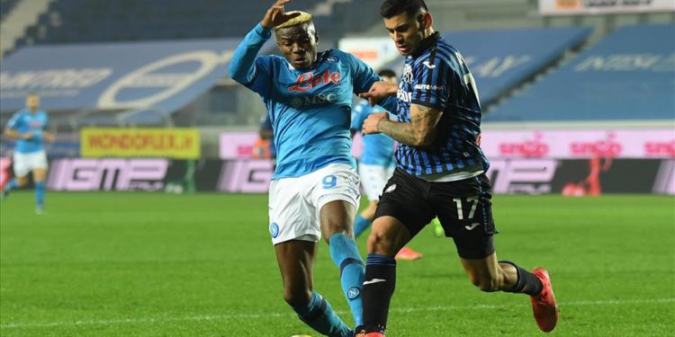 L'attaccante del Napoli Victor Osimhen