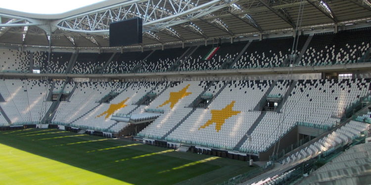 In foto l'Allianz Stadium, che ospita le partite di casa della Juventus