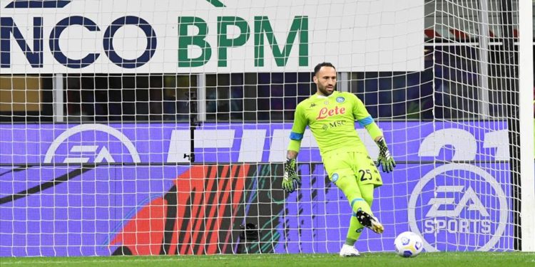 Il portiere del Napoli, David Ospina (Foto dal sito ufficiale del Napoli calcio)