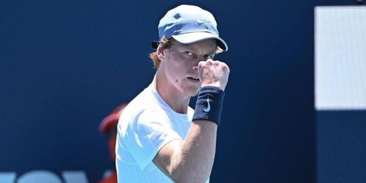 Il giovane tennista italiano Jannik Sinner