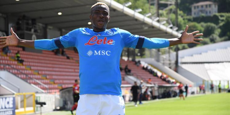 Victor Osimhen (foto sito ufficiale Calcio Napoli)