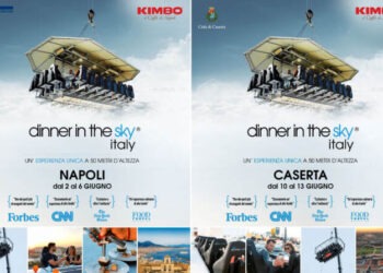 Napoli e Caserta, arriva Dinner in the Sky