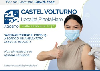 Vaccini in tour, il camper sanitario per la vaccinazione anti Covid-19 si fermerà a Castel Volturno il 21 e il 22 agosto