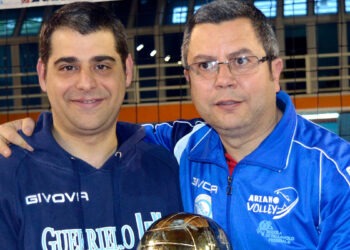 Gianpaolo Marino e Antonio Piscopo allenatori Arzano Volley