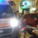 Aversa, rider investito in via Santa Lucia, traffico congestionato (foto)