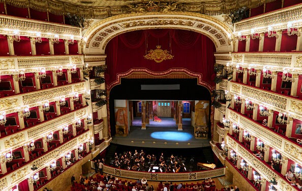 NAPLES, ITALY - JUNE 28: The Opera House Teatro San Carlo on June 28, 2015 in Naples, Italy. (Photo by EyesWideOpen/Getty Images)