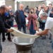 Provolone del Monaco Dop, lavorazione dal vivo in piazza del Plebiscito