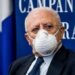 Covid Campania, De Luca prepara l’ordinanza: “mascherine almeno fino a fine febbraio”