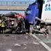 Incidente tra camion: il bilancio è di tre feriti, tra loro un camionista casertano