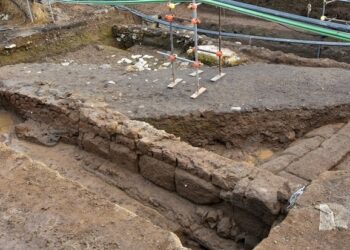 Archeologia: ponte romano di 2100 anni fa trovato in uno scavo sulla Tiburtina a Roma