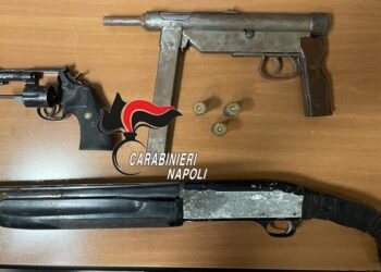 Un arsenale di armi nel retrobottega di un parrucchiere: arrestati un 41enne e una 31enne