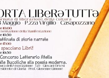 “Orta liberə tuttə”: la città atellana riparte dalla cultura e dalla conoscenza