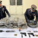 Gragnano, sequestrati 18 chili di droga e armi nascosti in un barile di plastica interrato (Video e foto)