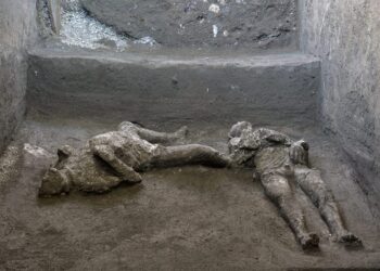 Pompei, ottenuta la prima mappa del Dna di un uomo vittima dell’eruzione del Vesuvio