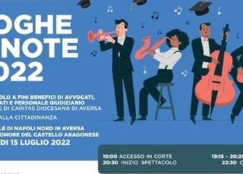 “Toghe & Note 2022” ad Aversa: torna lo spettacolo benefico del mondo giudiziario