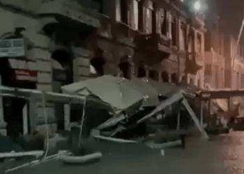 Violento temporale nel Casertano, un’ora di paura: Tuoni, fulmini, vento e pioggia