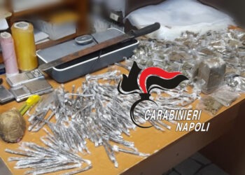 Operazione antidroga ad Arpino di Casoria: sequestrati 750 grammi di hashish e 454 dosi di marijuana