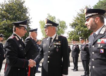 Carabinieri, il comandante interregionale in visita al Comando Provinciale di Caserta