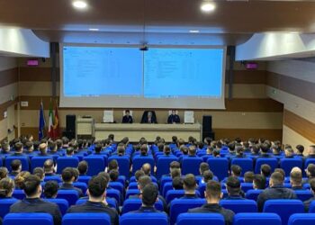 Il Questore di Caserta dott. Andrea Grassi ha incontrato i nuovi allievi del corso della Scuola di polizia