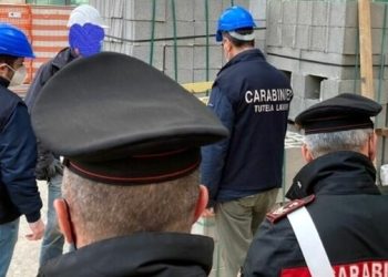 Nel casertano, controlli nei cantieri edili: tre denunce e multe salate