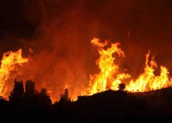 Incendio di natura dolosa su un terreno confiscato al capoclan dei Casalesi Sandokan
