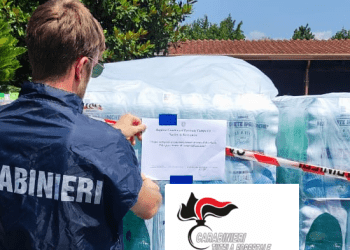 Teverola, confezioni di acqua esposte al sole, scatta il sequestro: «Potenziale pericolo per la salute»
