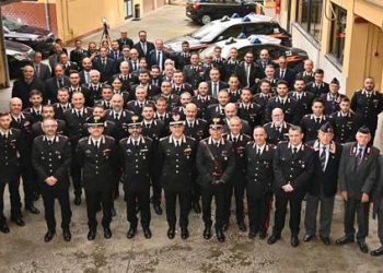 Gruppo Carabinieri di Aversa, visita del Generale di Divisione Canio Giuseppe La Gala