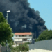 San Cipriano d’Aversa, deposito edile in fiamme, enorme nube tossica invade l’aria