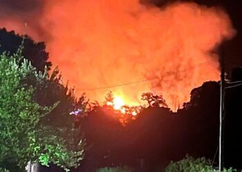 Castel Volturno, vasto incendio devasta l’Oasi dei Variconi: ettari in fumo