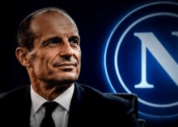Il presidente De Laurentiis, con un post su X, ufficializza Allegri, ‘benvenuto Max’: contratto fino al 2029
